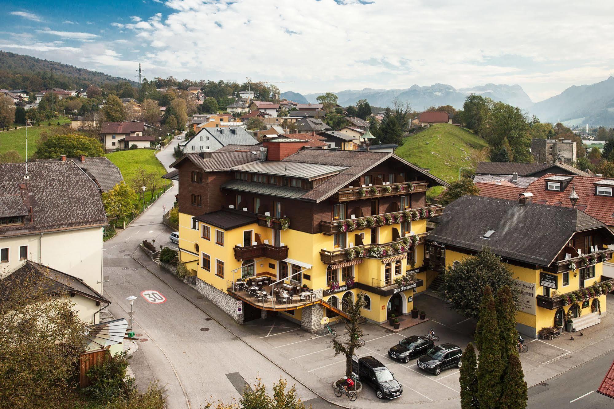 Hotel Gasthof Zum Kirchenwirt Puch bei Hallein Bagian luar foto